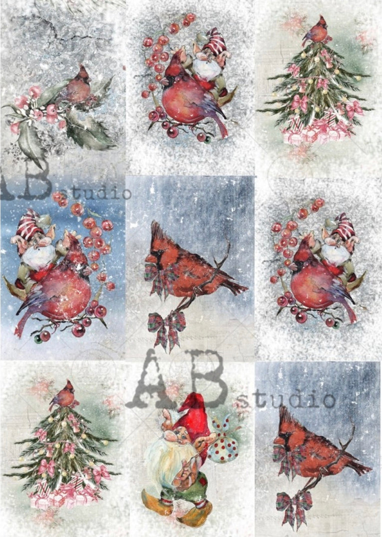Winter Cardinals 9 Pack ABRP_0965