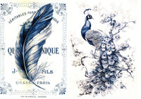 Vintage Birds Rice Paper Kit