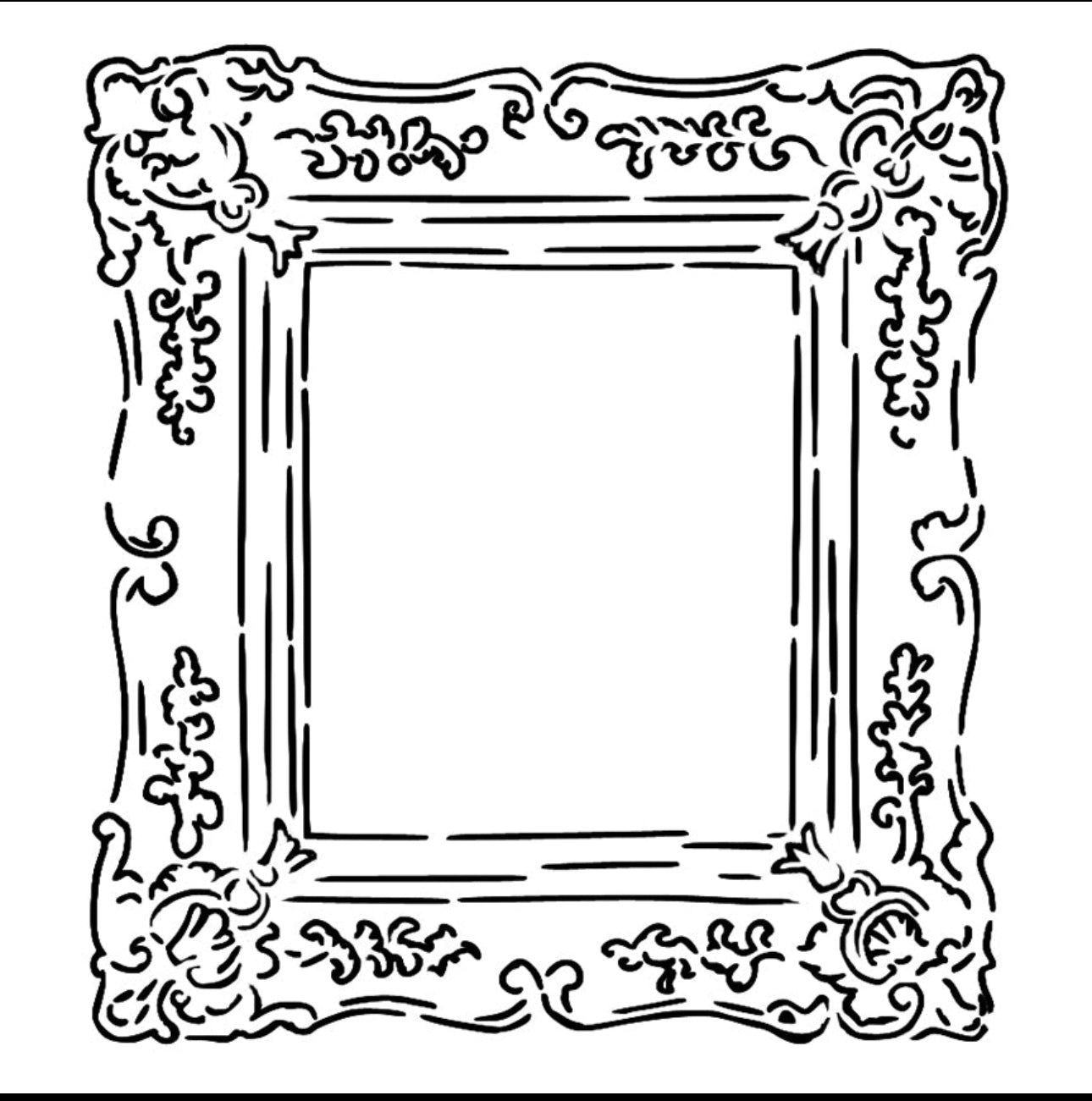 Roycycled Frame Stencil