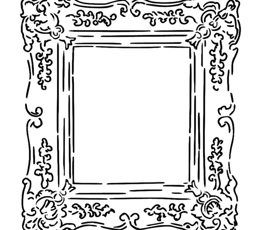 Roycycled Frame Stencil