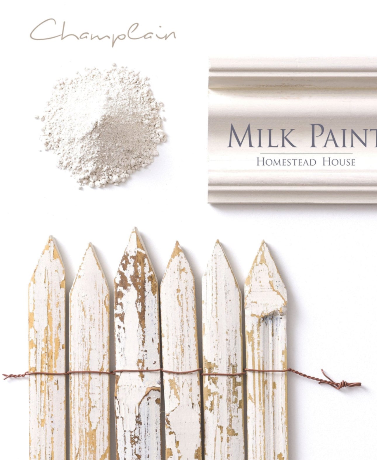 Champlain Homestead House Milkpaint