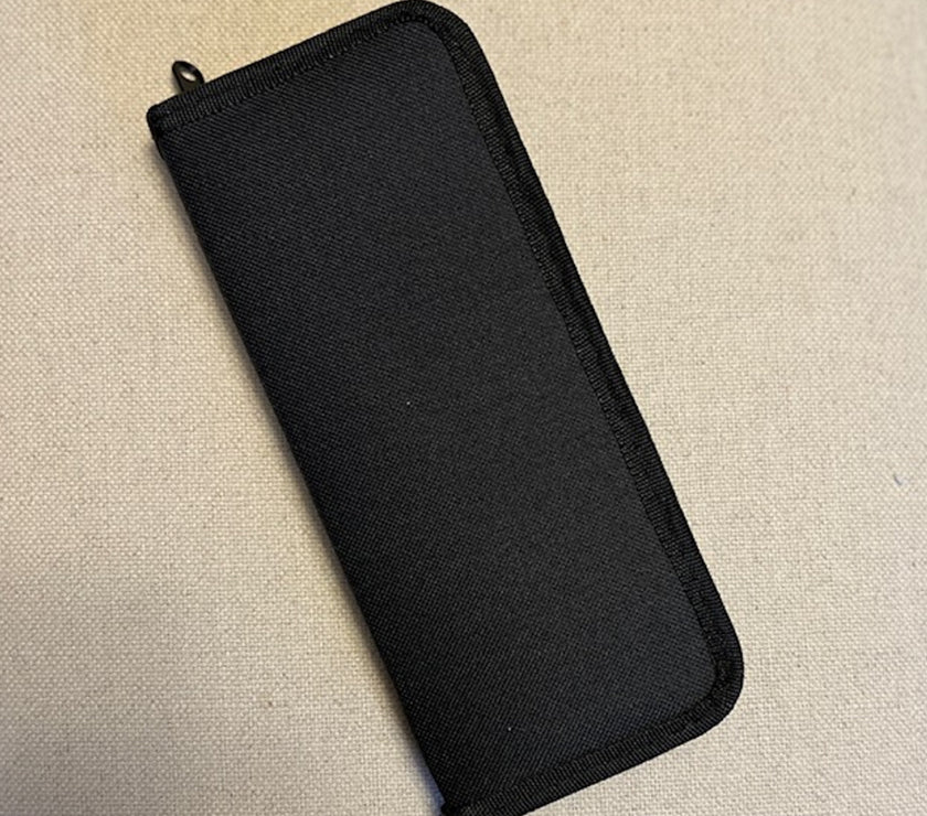 Xin Bowen 10 Brushes with Travel Case Acrylic Golden Taklon Brush Set