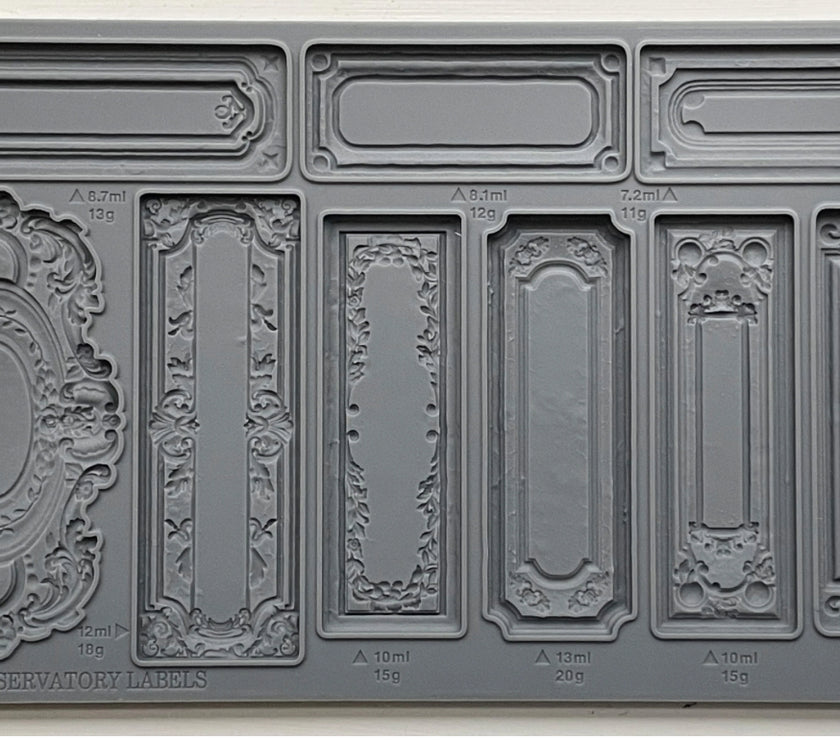 Conservatory Labels  IOD Décor Mould
