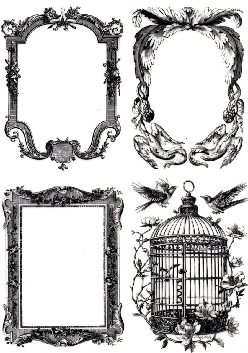 Vintage Birds Junk Journal Kit