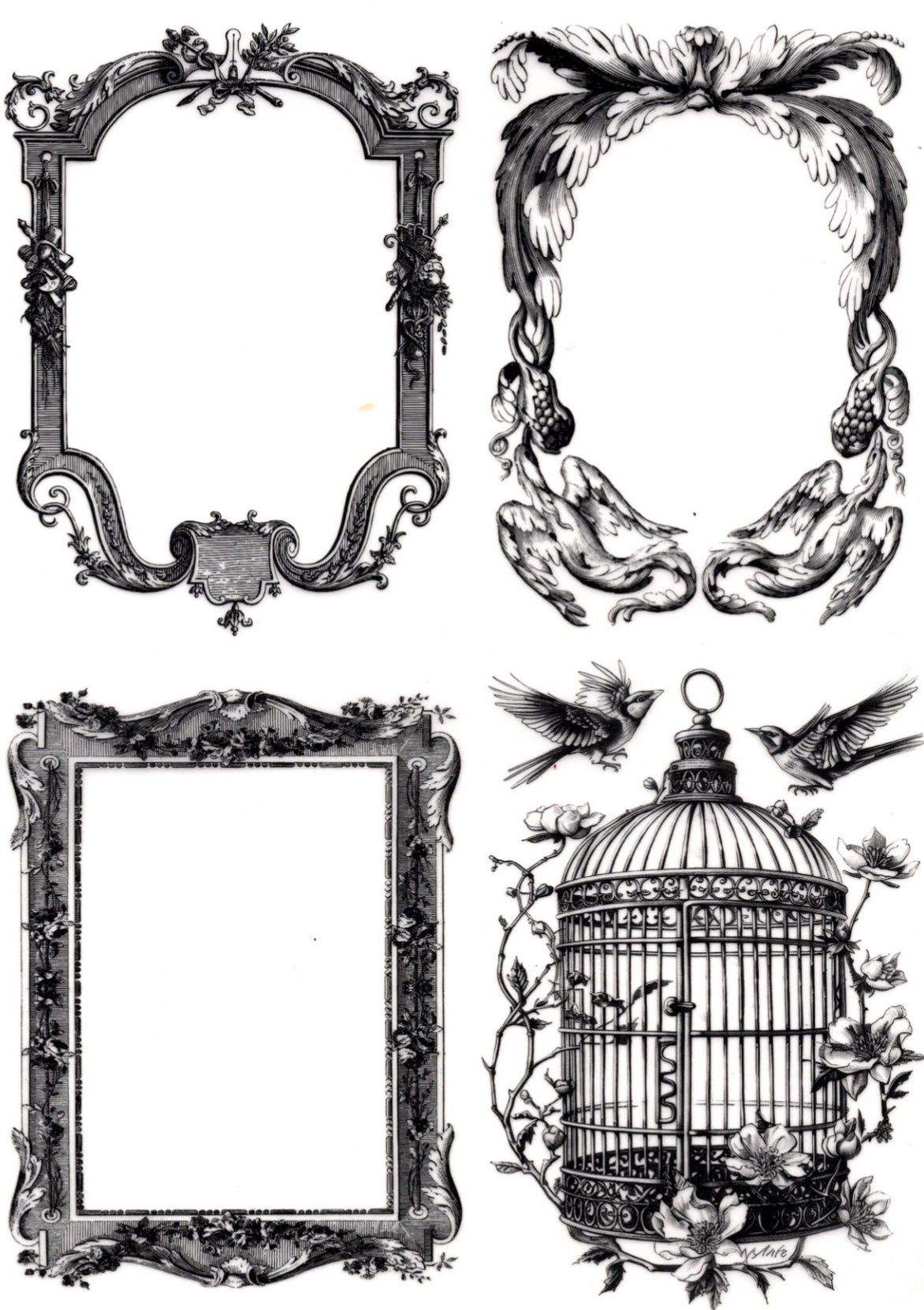 Vintage Birds Junk Journal Kit