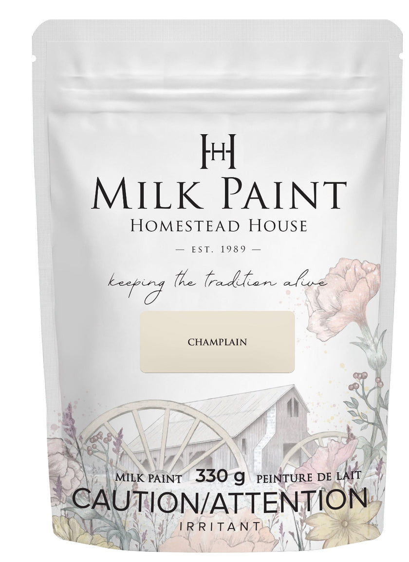 Champlain Homestead House Milkpaint