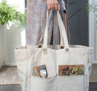Distressed  Canvas Tote Bag