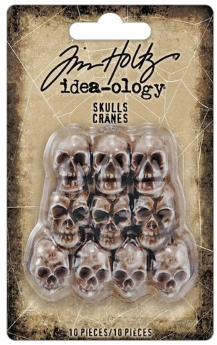 Tim Holtz idea-ology Halloween Mini Skulls