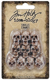 Tim Holtz idea-ology Halloween Mini Skulls