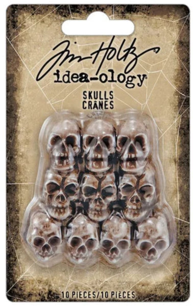 Tim Holtz idea-ology 2024 Halloween Mini Skulls