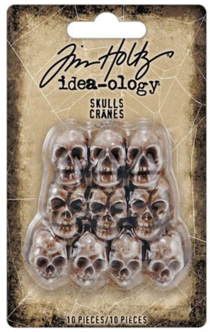 Tim Holtz idea-ology 2024 Halloween Mini Skulls