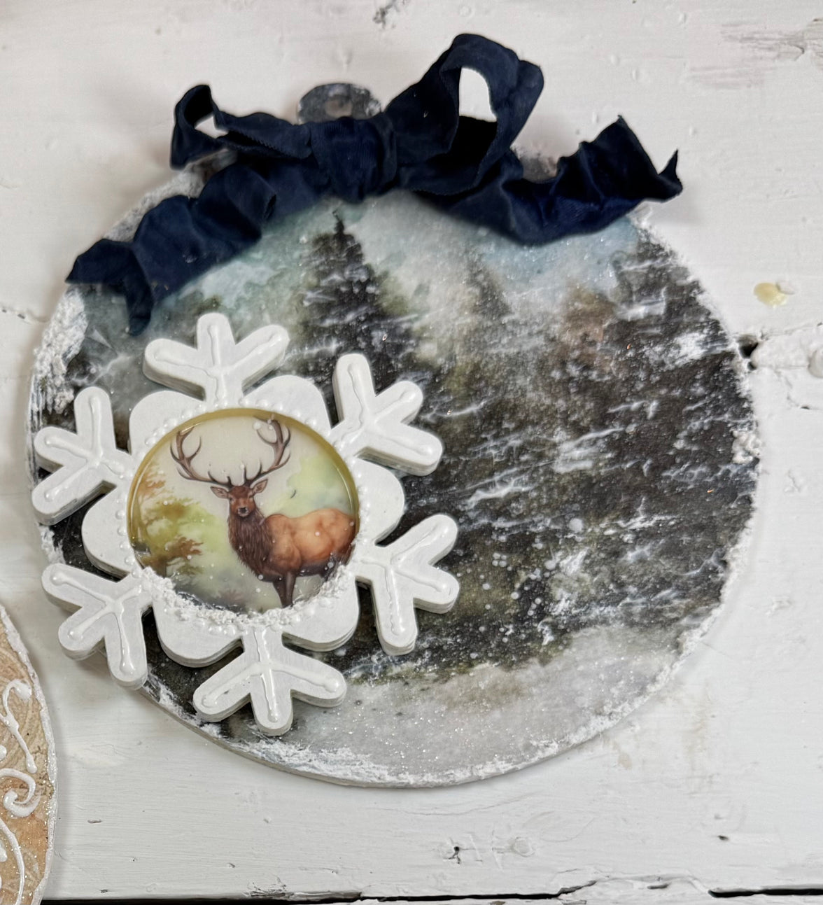 Snowflake Ornament Base 3 Part MDF