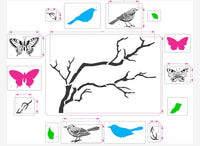 Flutter & Feather | JRV Stencil Designed by Debi from Debi's Design Diary