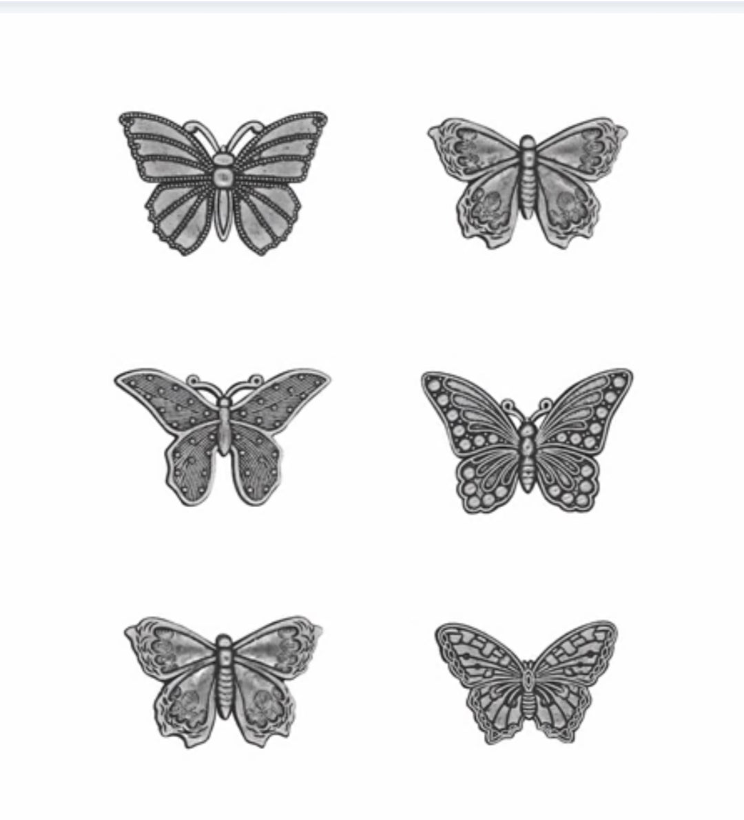 Tim Holtz Adornments Butterflies