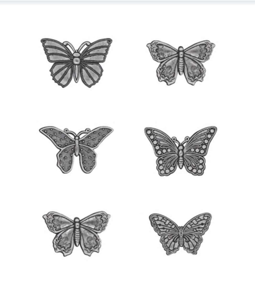 Tim Holtz Adornments Butterflies