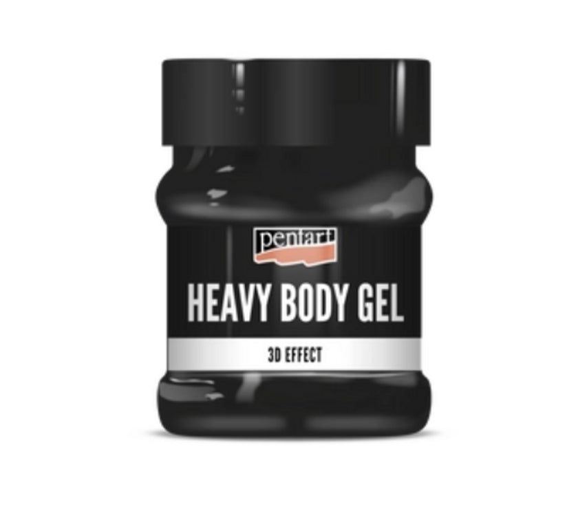 Heavy Body Gel Glossy Black, design by Pentart, arts & entertainment > hobbies & creative arts > arts & crafts, for decoupage and crafting