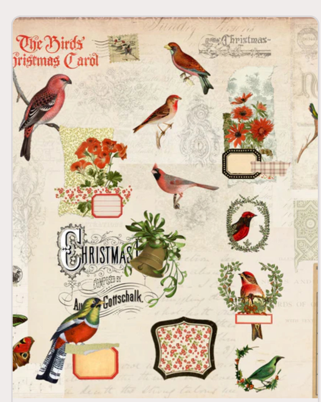 Christmas Flock Masterboard