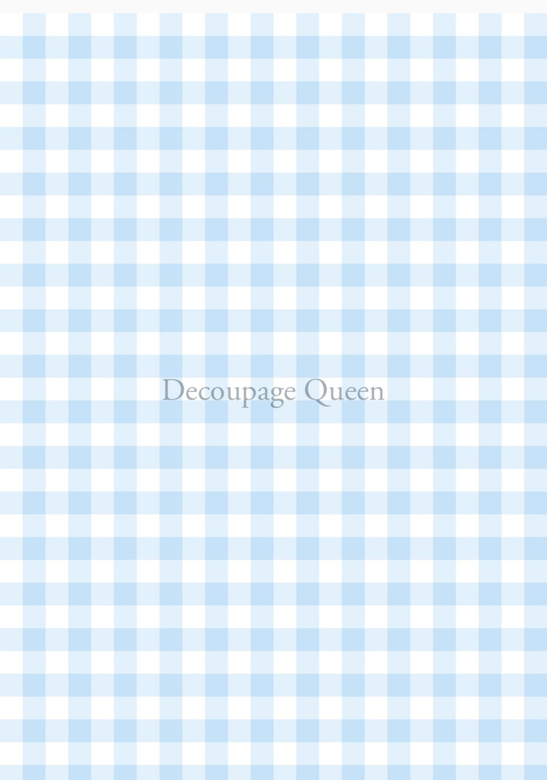 Blue Gingham 0543, rice paper design by Decoupage queen, arts & entertainment > hobbies & creative arts > arts & crafts, for decoupage and crafting