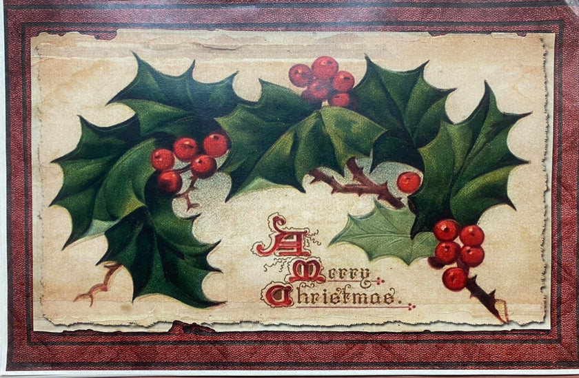 A Merry Christmas  Holly (043) C001