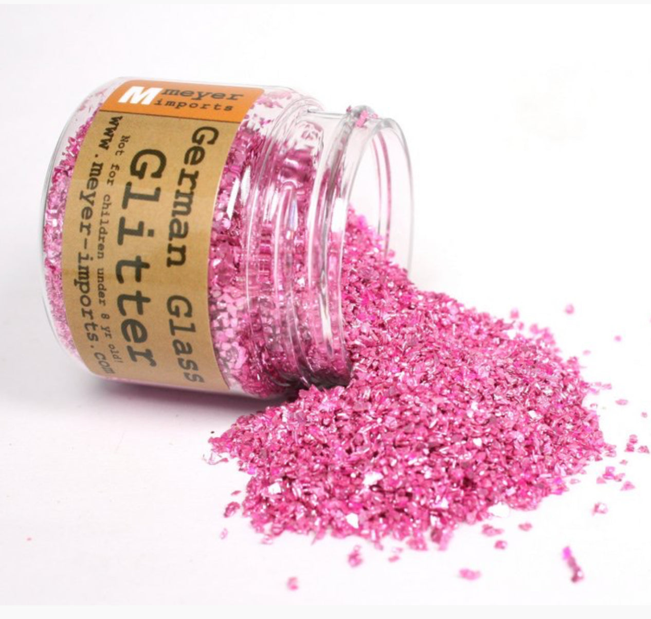Valentines' Day Colors - 70 Grit Chunky German Glass Glitter - Set of 3 Jars - About 4 oz