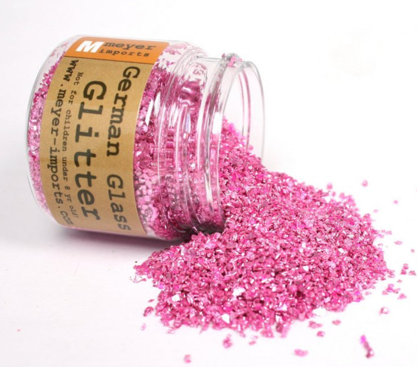 Valentines' Day Colors - 70 Grit Chunky German Glass Glitter - Set of 3 Jars - About 4 oz