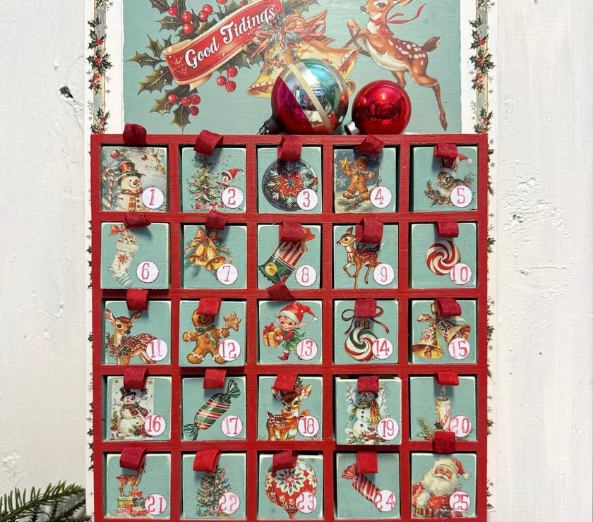 Wood Advent Box EJG Custom design