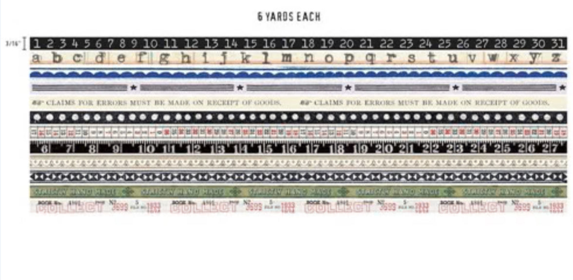 Tim Holtz Design Tape: Trims