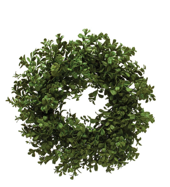 Faux Boxwood Wreath