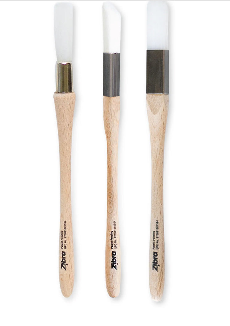Zibra Medium Artist Brushes set of 3