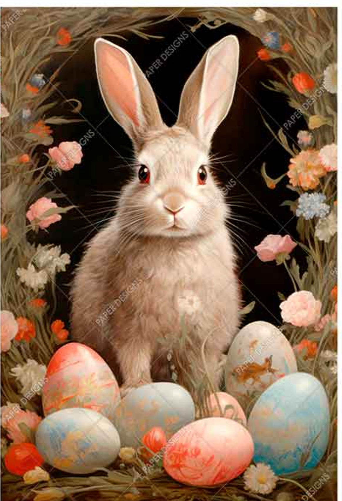 Bunny with Easter Eggs 0140
