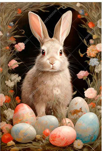 Bunny with Easter Eggs 0140