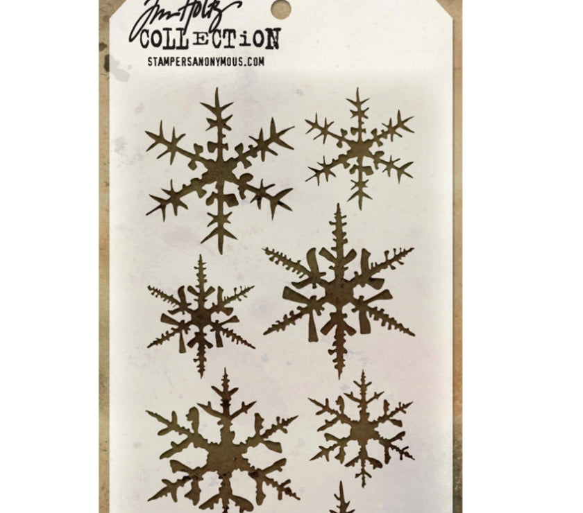 Tim Holtz Stencil Snowflakes