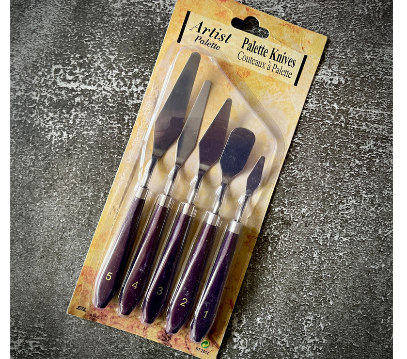 Artist palette Knives Set