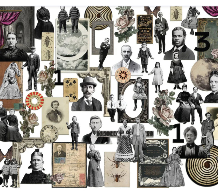 Tim Holtz Ideaology Layers + Paper Dolls Halloween