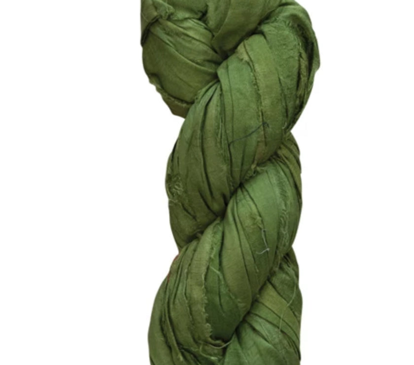 Frayed Silk Ribbon 70-75 yards