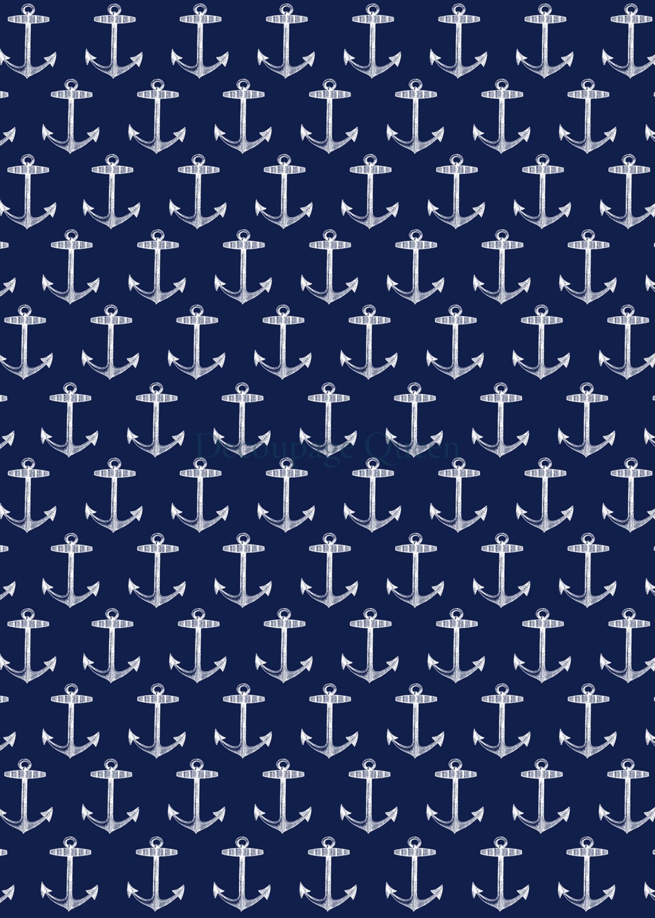 Patterned Anchors 0585, rice paper design by Decoupage queen, arts & entertainment > hobbies & creative arts > arts & crafts, for decoupage and crafting