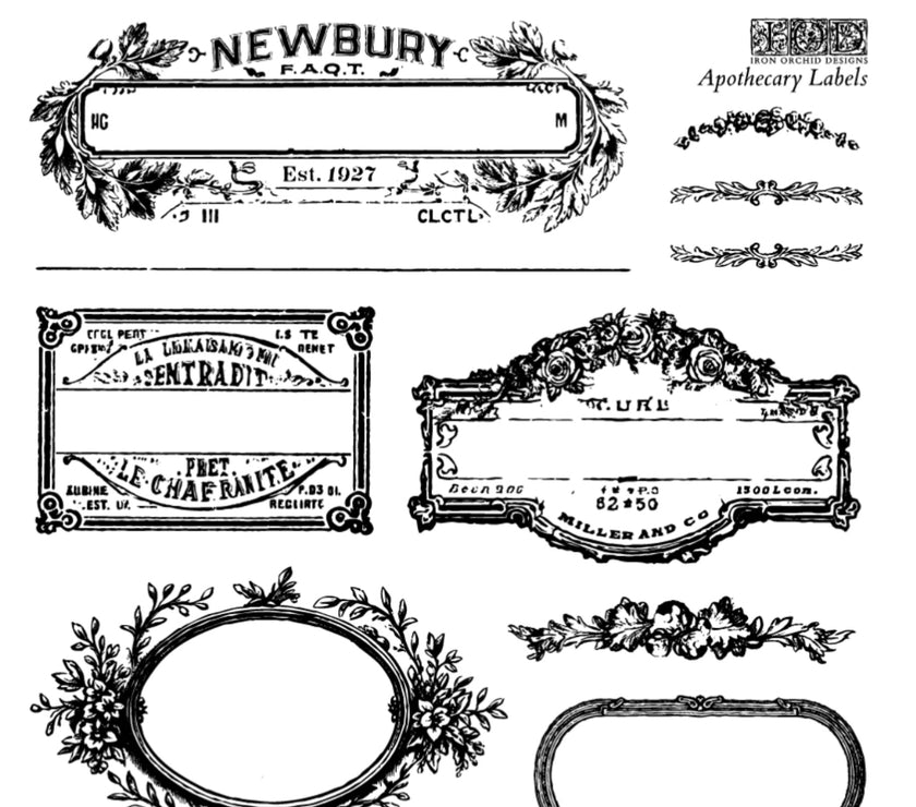 Apothecary 6X6 IOD STAMP ™