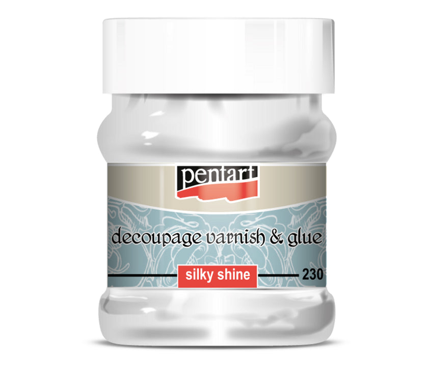 Silky-Shine Decoupage Varnish & Glue