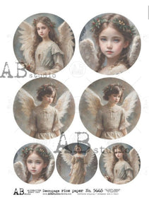 Angelic Ornament Rounds 5665