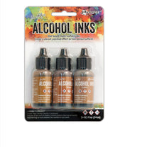 Tim Holtz Alcohol Ink - 1/2oz - Cabin Cupboard Color Kit, Set of 3