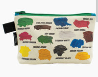Bob Ross Canvas Pouch