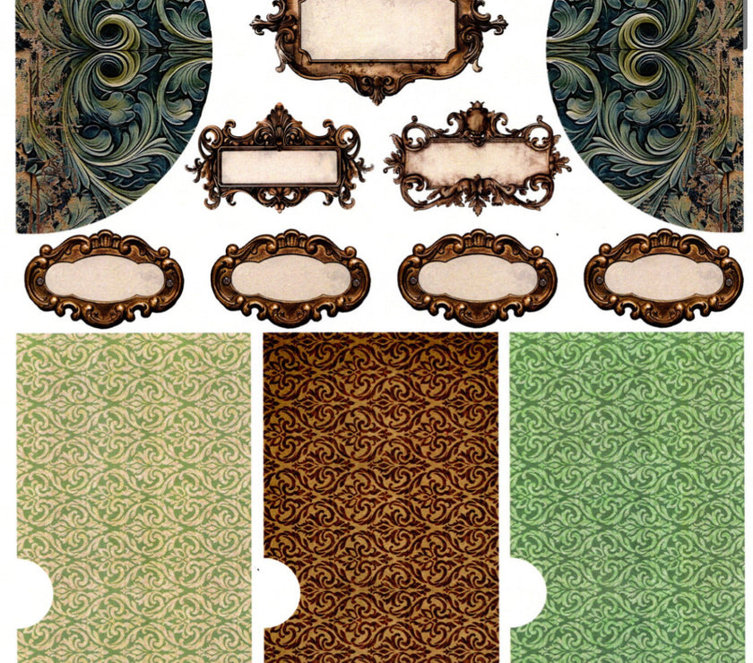 Vintage Birds Junk Journal Kit