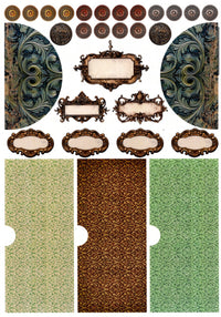 Vintage Birds Junk Journal Kit