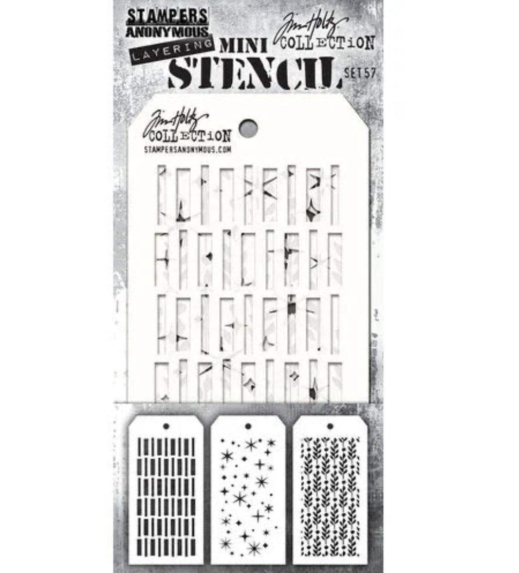 Tim Holtz Stencil Mini Set #57