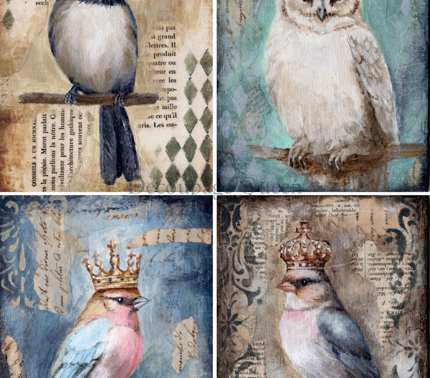 Teresa Rene Art Four Birds 0587