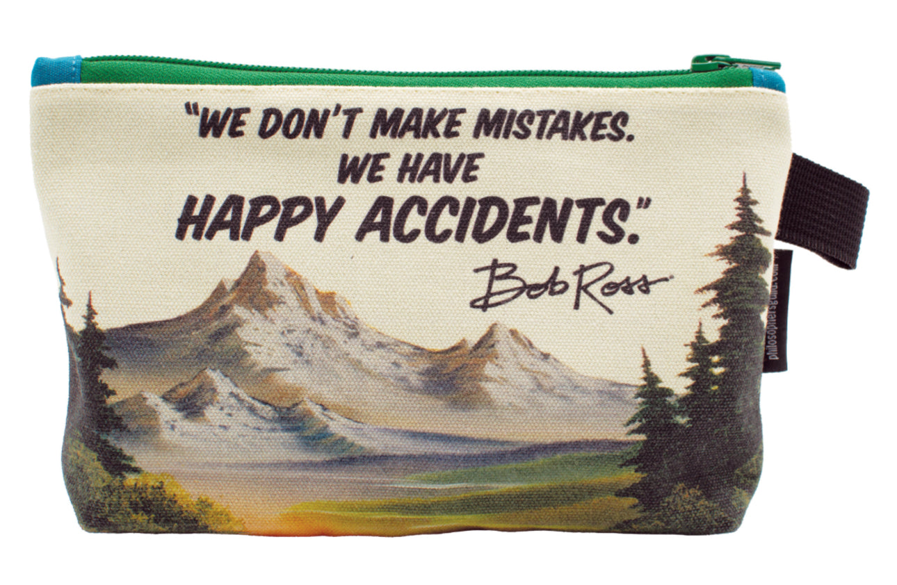 Bob Ross Canvas Pouch