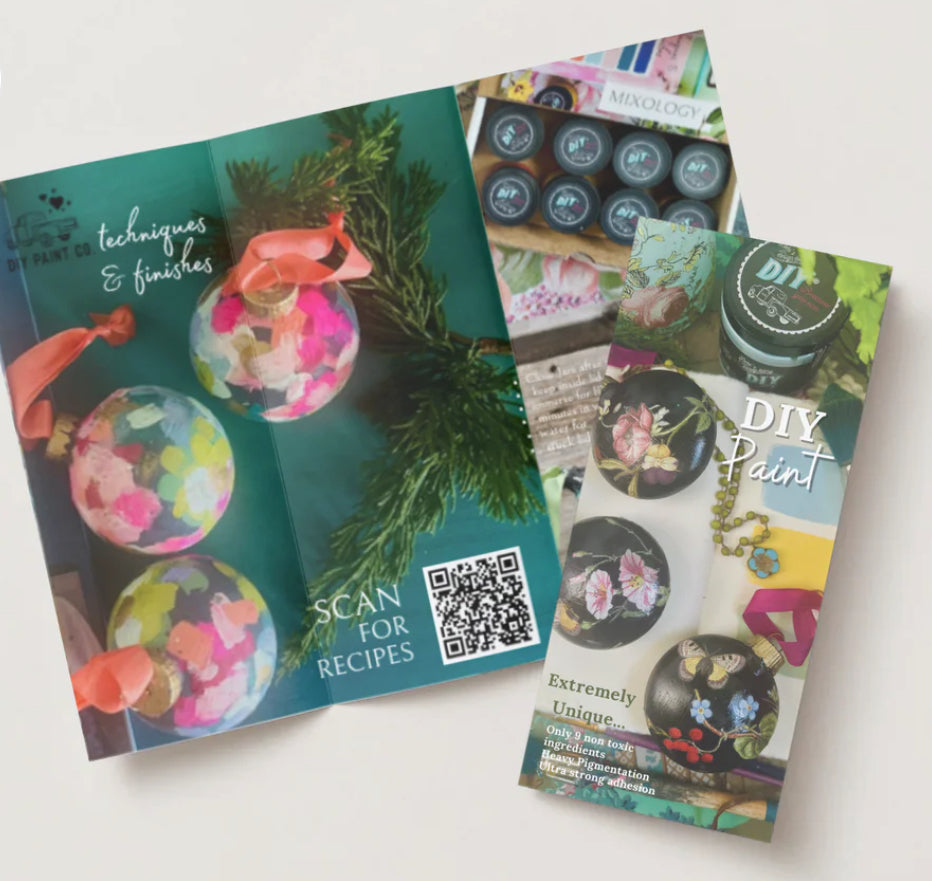 DIY Paint Mixology Holiday Edition SAMPLER Box 7 Colors plus golden ticket!