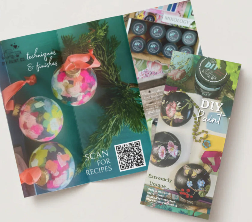 DIY Paint Mixology Holiday Edition SAMPLER Box 7 Colors plus golden ticket!