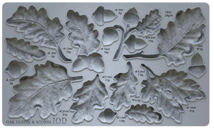 Oak Leaves and Acorns IOD Décor Mould