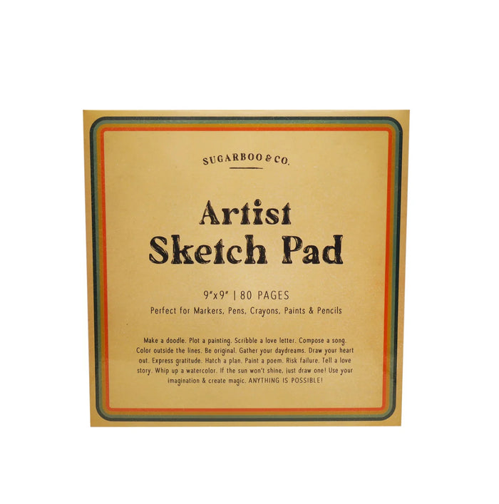 9”x9” Artist Sketch Pad